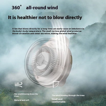 Mini USB Rechargeable Handheld Clip Fan