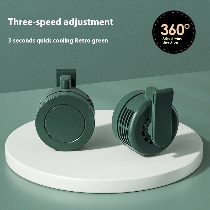 Mini USB Rechargeable Handheld Clip Fan