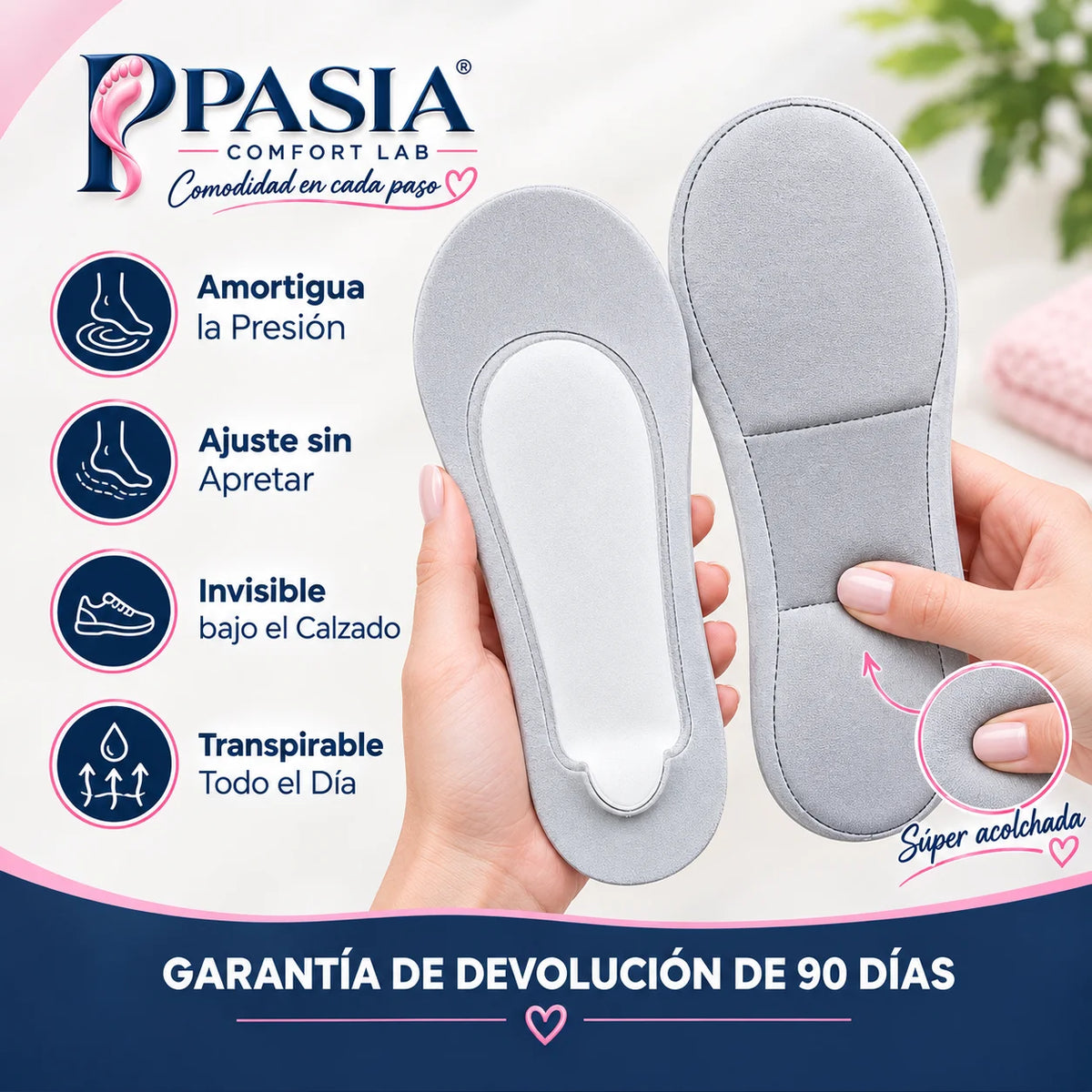 PASIA™ Calcetines Invisibles de Confort