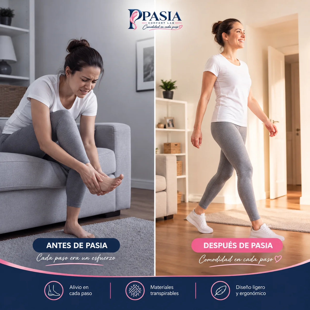 PASIA™ Calcetines Invisibles de Confort
